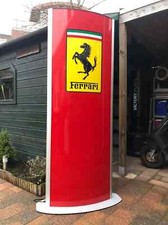2000's Ferrari official dealer double side illuminated tower sign picture