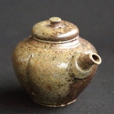Japanese Tokoname Ware Yakishime Teapot by 3rd Yamada Jozan Kyusu 120ml Boxed picture