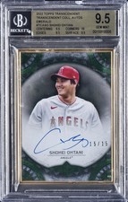 2022 TRANSCENDENT COLLECTION AUTOS EMERALD SHOHEI OHTANI BGS 9.5 picture