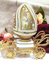Luxury WEdding Gift for daughter in law Fabrege egg Russian Faberge Music 24k HM picture