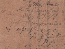 1863 Battle of Fredericksburg Endorsements Signed by Stonewall Jackson & AP Hill picture