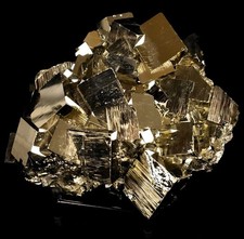 Pyrite Crystal Museum-Grade Extra Large 55 Lb, Huge Raw Iron Stone Specimen Peru picture