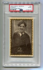 1920 Chocolate Mundial Cine Stars 20 Charles Charlie Chaplin Film PSA 2 Highest picture