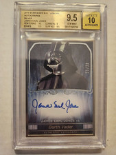 2015 Topps Star Wars Masterwork Silver Frame Auto James Earl Jones Vader / 28 picture