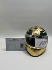 Michael Schumacher Formula 1 Helmet Gold Signature & COA 1:1 picture
