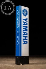 Vintage Rectangular Self-Standing Lucite Yamaha Sign picture
