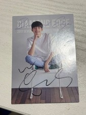 Seventeen Wonwoo Signed Cheki Diamond Edge 2017 World Tour Photo Autographed picture