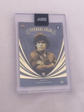Diego Armando Maradona /1 Eternald Gold Topps Total Football picture