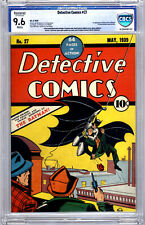 Detective Comics #27 CBCS 9.6 (R) 1st Appearance Batman & Commissioner Gordon picture