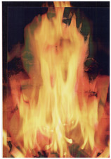 Vintage Fire Print, C-Print Print 36.5x25.5 Circa 1990 <div style=