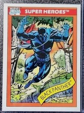 1990 Black Panther Rookie  Impel Marvel Universe Avenger RC  #20 SP  picture