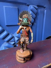 Hopi Kachina Carving Figurine Native Cottonwood Supai Uncle Or Konin u6 picture