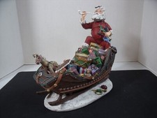 Duncan Royal 1991 Santa Sleigh Tribute To Thomas Nast 3011/5000 picture