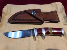 Incredibly Rare Randy Lee Knife Beautiful Prehistoric Amber picture