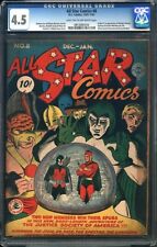 All Star Comics #8 CGC 4.5 DC 1941 1st Wonder Woman Holy Grail G12 910 cm pr picture