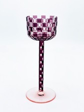Otto Prutscher Cased Cut Wine Glass Goblet 1905 Vienna Secession Austria picture