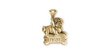 Puggle Jewelry 14k Gold Handmade Puggle Pendant  PGL31X-NPG picture
