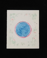 1932 Queen Elizabeth II Lilibet Signed Colored Christmas Card Marion Crawford UK picture