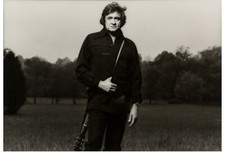 Original 1978 Photo Johnny Cash 12-5/8 x 18-7/8 Signed by Norman Seeff picture