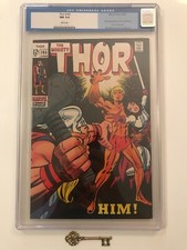 Thor #165 CGC 9.4 WHITE Pages -- 1ST FULL WARLOCK GOTG Avengers MCU Key picture