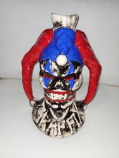 Rare OLD SCHOOL 80s 90s Vintage Graffix Jester Ceramic glass water Bong pipe picture