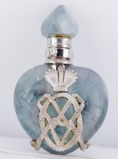 Rare Antique Imperial Agate Perfume Bottle | Silver Empress Maria Monogram picture