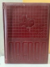 SIGNED 1955 Lamar High School Yearbook Tommy Sands James Le Burke Paula Prentiss picture
