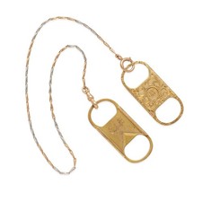 Gold Cigar Cutter Owned by Thomas Edison With Engraved Initials picture
