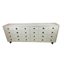 Mid-Century Modern - MCM - Tommi Parzinger Originals - White Dressers - Set of 2 picture
