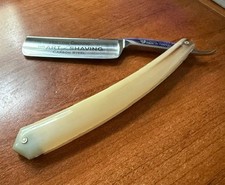 Thiers-Issard Taos Straight Razor 5/8 Carbon Blond Horn Hollow Ground~*READ* picture