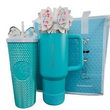 Starbucks x Stanley Philippines 2023 Tiffany Blue Bling Set~BNWT~US SELLER picture