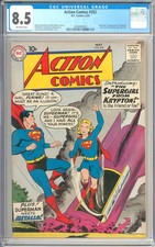 Action Comics #252 High Grade 1st App. Supergirl Superman DC Comic 1959 CGC 8.5 picture