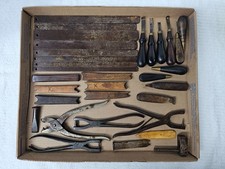 8 L.D. RANDALL Steel Loop Irons S. ROSECRANS Bernard Pliers Milwaukee Shop Lot picture