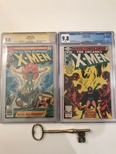 X-Men #101 & 134 CGC 9.8 WP SS Signed Stan Lee; Origin 1st Phoenix & Dark Phx  picture