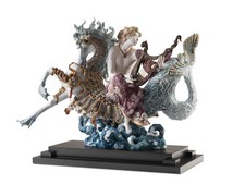 Lladro Arion on a Seahorse Sculpture High Porcelain Limited 01001948 picture