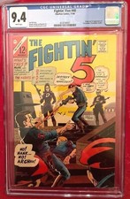 The FIGHTIN' FIVE (5) #40 - CGC 9.4 - (1st app of PEACEMAKER) 9.4 Universal picture