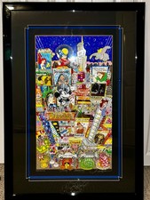 Charles Fazzino “Disney on Broadway” (1998)  BLUE PREMIERE EDITION 49/50 picture