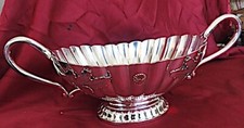 MIYAMOTO SHOKO, IMPERIAL HOUSEHOLD SILVER BOWL SEAL KIKUMON, CA. 1900 picture