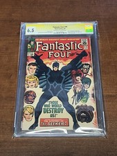 Fantastic Four #46 Signed Stan Lee SS CGC 6.5 1st Black Bolt Press It Unpressed picture