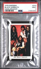 1974 POPBILDER BLACK SABBATH 1/1 *RARE* PSA 9 OZZY OSBOURNE RC **HIGHEST GRADE** picture