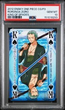 Roronoa Zoro King of Spades PSA10 2012 Ensky Festa OnePiece Card POPULATION 1 picture