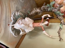 Stunning Large Giuseppe Armani Gorgeous ''Young Lady on Swing'' Figurine 21” H picture