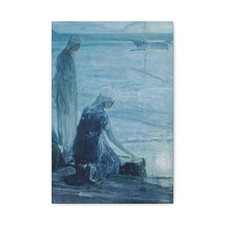 Henry Ossawa Tanner - Moses in the Bullrushes - 1921 - Canvas Wall Art picture
