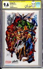 AVENGERS 1 SCOTT CAMPBELL VARIANT SDCC STAN LEE EDITION CGC SS 9.6 NM+ RARE picture