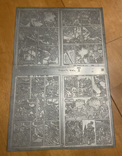 WARFRONT #29 rare METAL comic ART PRINTING PLATE HUGE 1956 ELIAS SPARLING CERTA picture