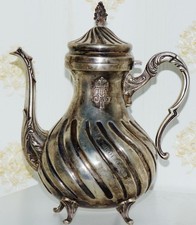 Antique Faberge Solid Silver Presentation Jug Tsar Nicholas II Monogram 1896 picture