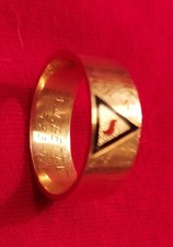 Masonic Ring 14K Gold * RARE * 1957 * VINTAGE picture