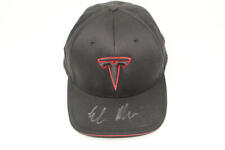 ELON MUSK SIGNED AUTOGRAPH TESLA BASEBALL HAT CAP - SPACEX FOUNDER w/ ACOA RARE picture