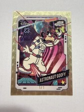 RARE 2025 Topps Disneyland 70th Astronaut Goofy Cosmic Chrome SUPERFRACTOR 1/1 picture