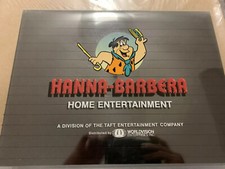 The Flintstones Hanna-Barbera Logo Cel Setup with Master Background picture